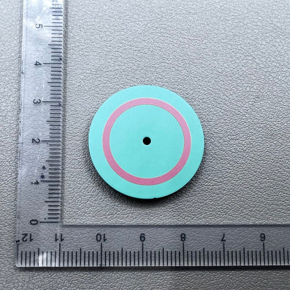 Light green and pink 28.5mm watch dial for Miyota 8215 8200 movement