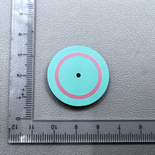 Light green and pink 28.5mm watch dial for Miyota 8215 8200 movement