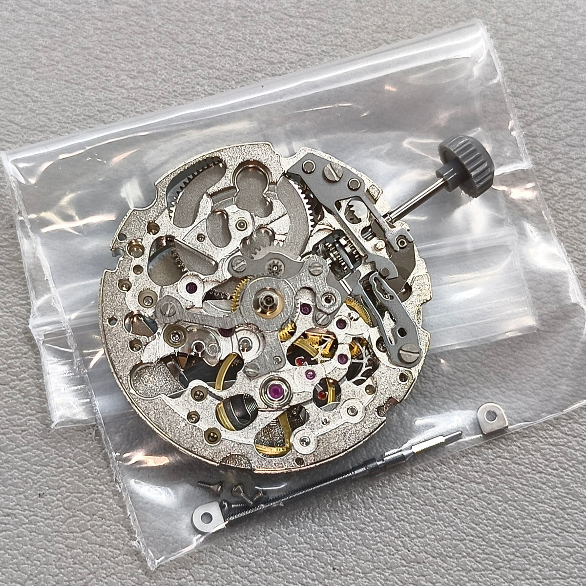 Japan Miyota 8N24 Silver Plated Automatic Mechanical Movement