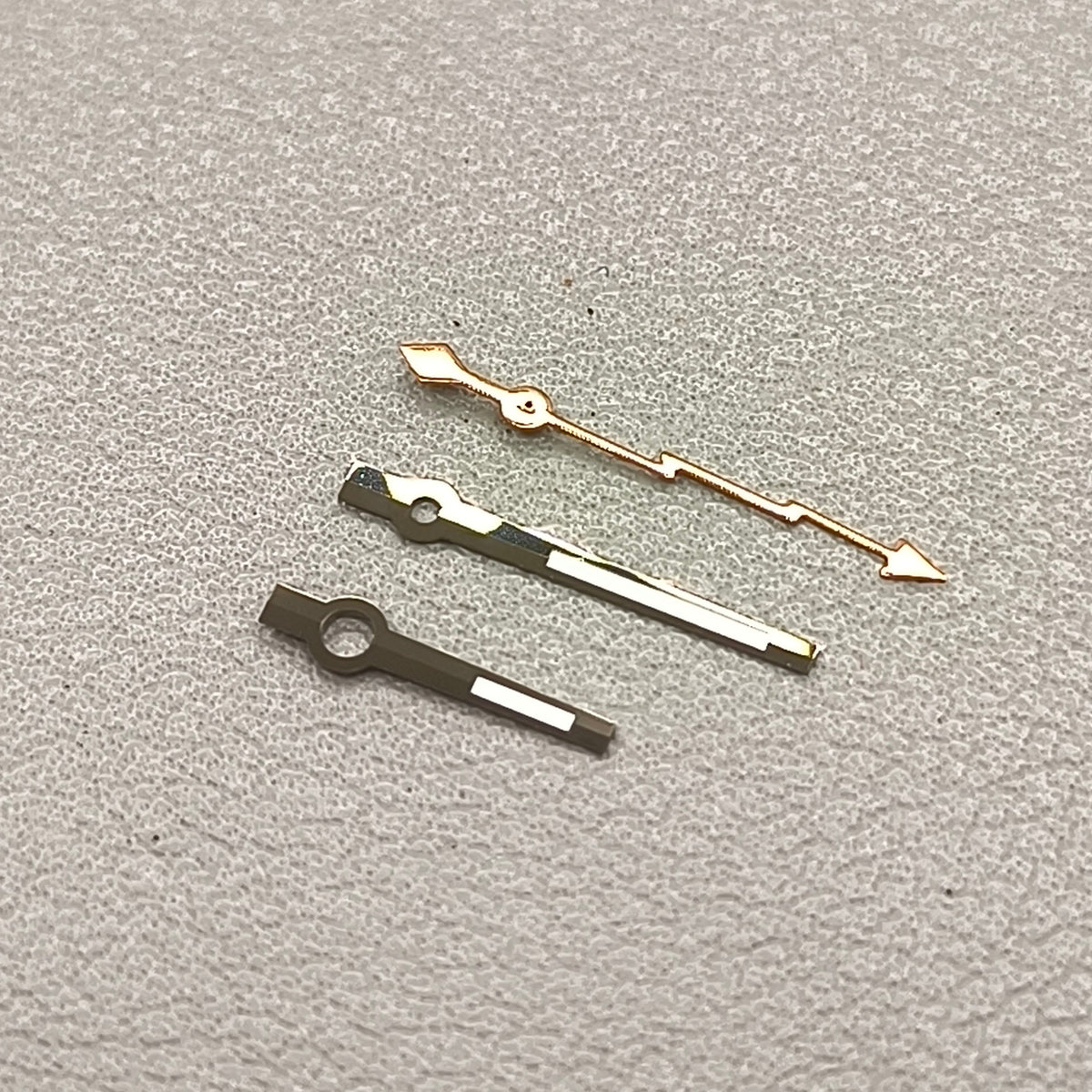 Rose Golden Lightning Second Hand Black Trim Watch Hands for NH35 NH36 7S26 7S36
