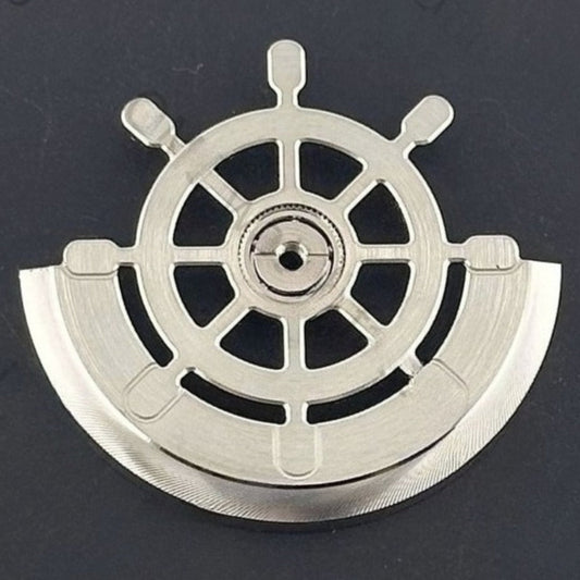 Modified Silver Rudder Rotor Oscillating Weight for NH35 NH36 Movement