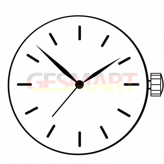 Japan Made Hattori Epson TMI VX51 quartz watch movement with stem, precise timekeeping component for repairs