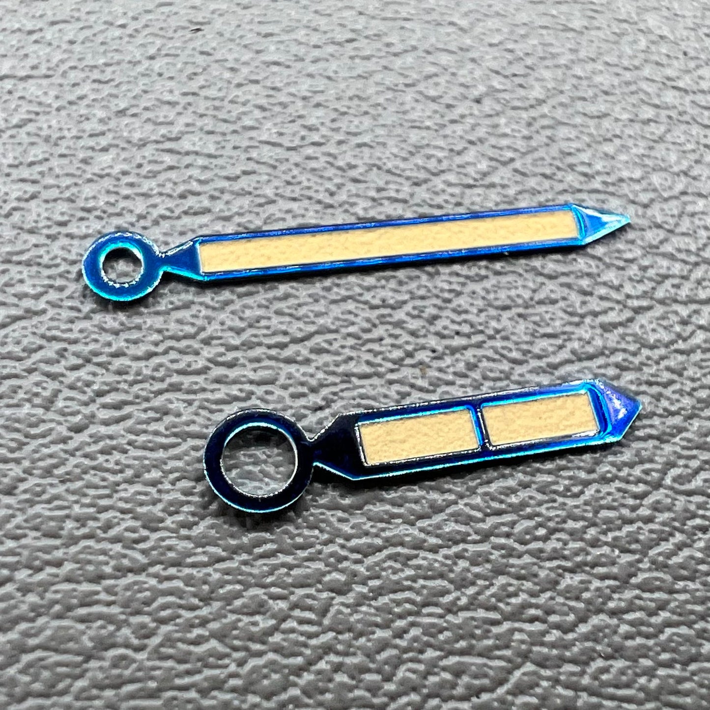 Green luminous blue trim watch hands set for ST3600/ST3620 ETA6497/6498 mechanical movement.