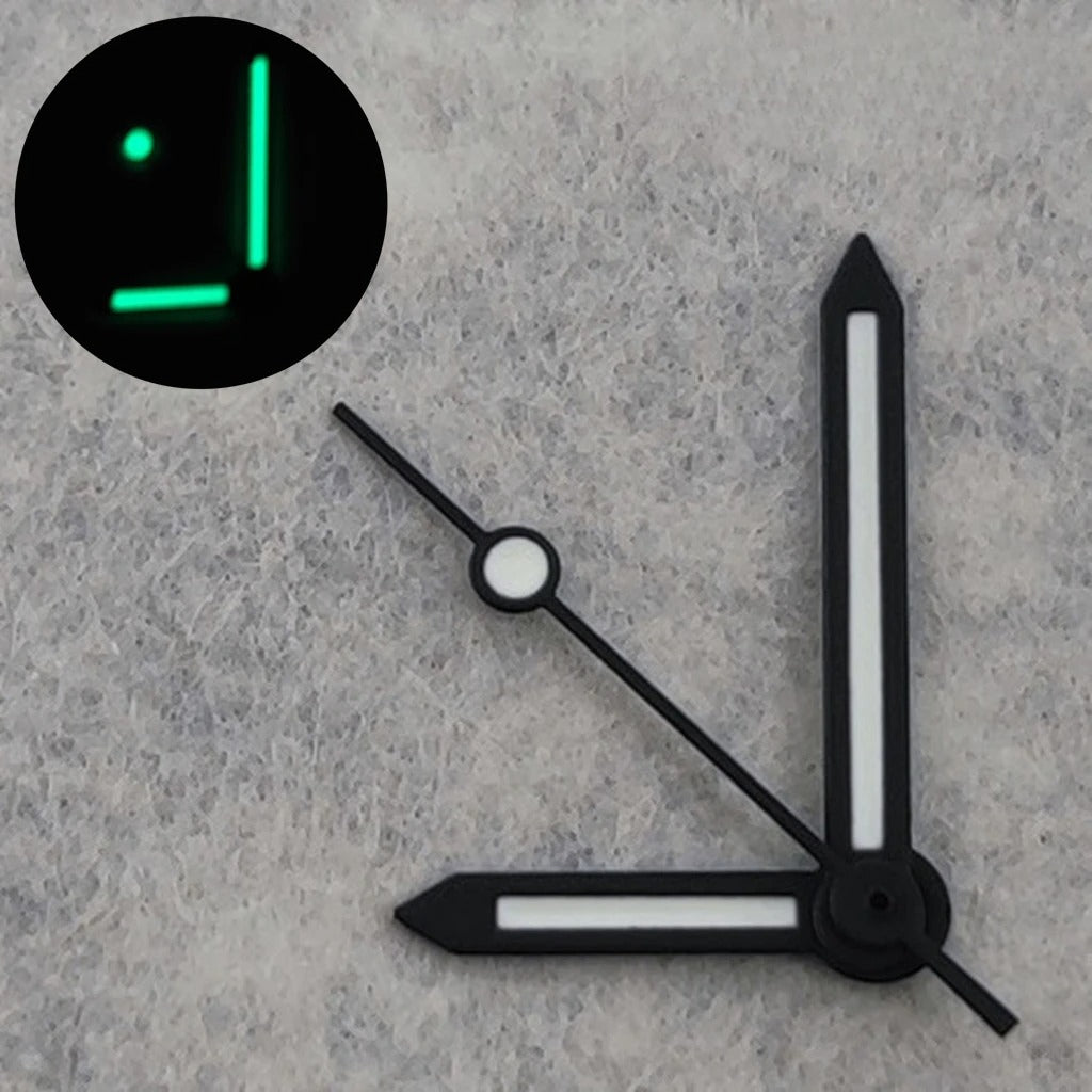 C3 Green Luminous  Watch Hands Pointers For NH34 NH35 NH36 NH38 7S26 4R35 4R36