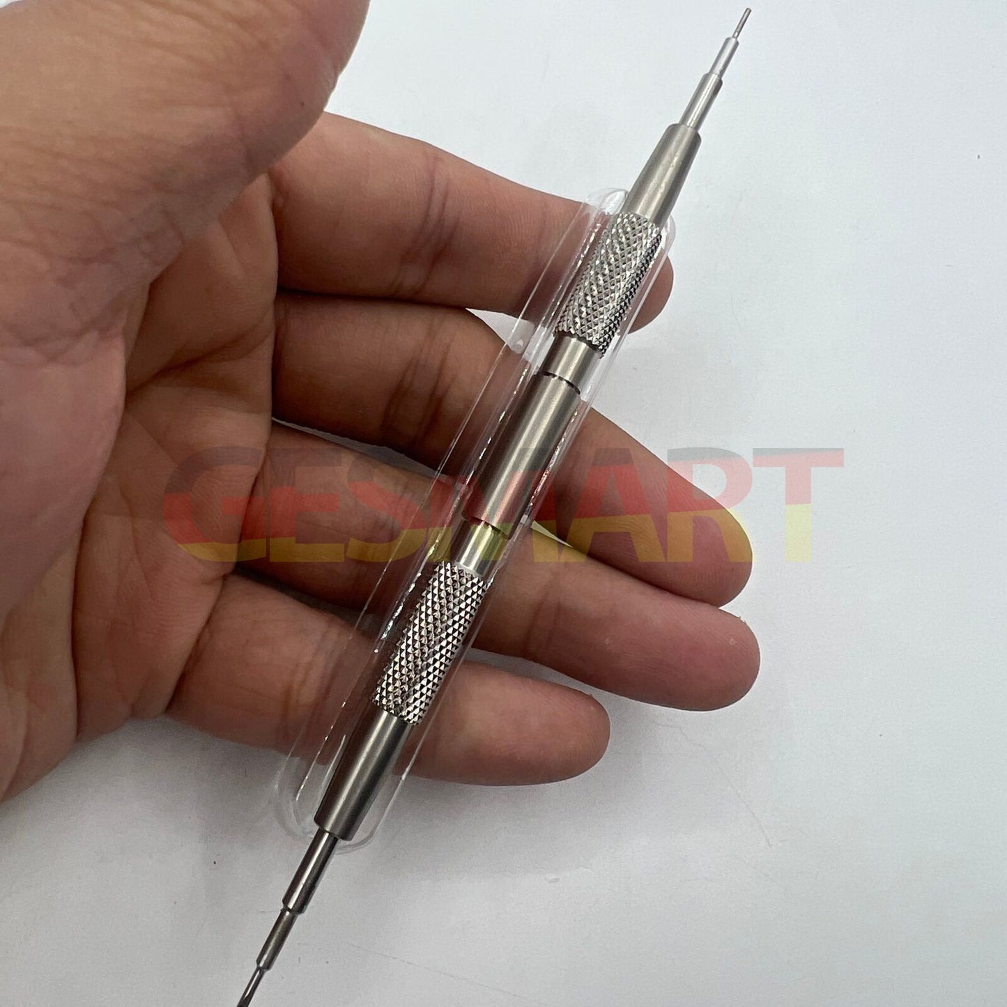 Bergeon 6767-F fine spring bar tool for precise watch bracelet adjustment and removal.