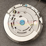 China Made Dandong Silver Double Time Zone Automatic Mechanical Movement Date@3