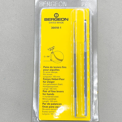 Swiss Bergeon 30018 Watch Hand Lifting Levers Tool Levers Pair