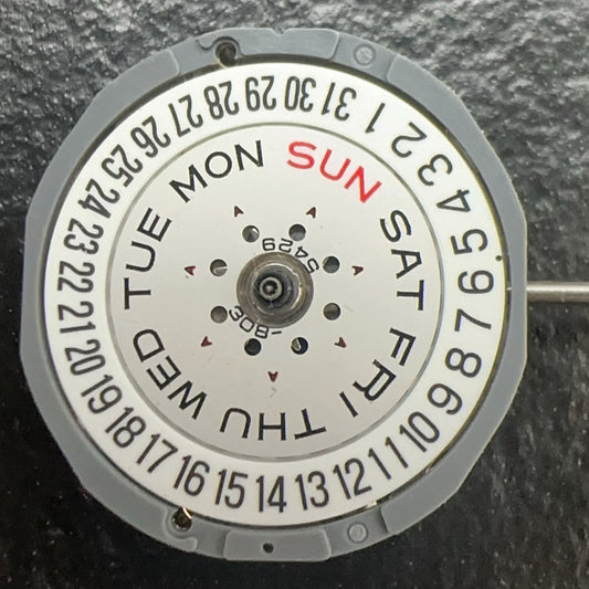 Japan Made Miyota 1L02 Quartz Movement Double Calendar Date At 6 Watch Repair Part