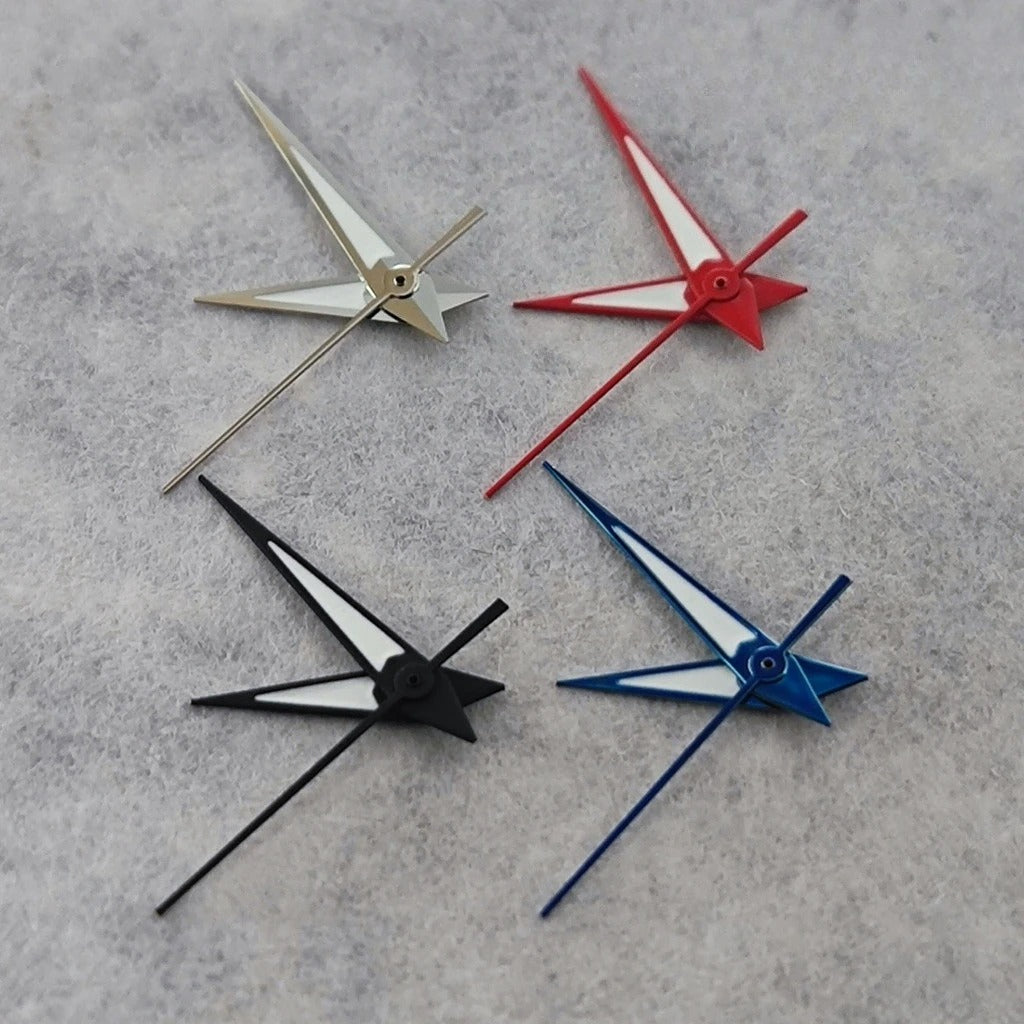 C3 Green Glow Blue Watch Hands Set Compatible with NH34 NH35 NH36 4R 7S