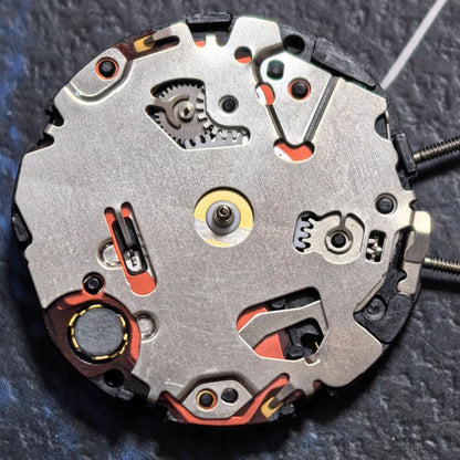 Japan Made Original Citizen YR37A Quartz Movement 3 Hands Double Watch Stems