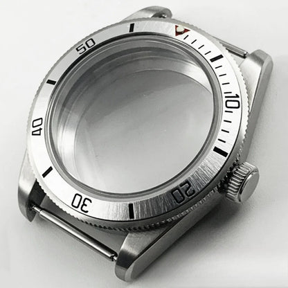39MM Bezel Domed Sapphire Crystal Case for NH34 NH35 NH36 NH38 ETA 2824 PT5000