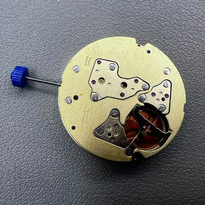 Swiss Ronda 5050C quartz watch movement with precise chronograph functions for accurate timekeeping.