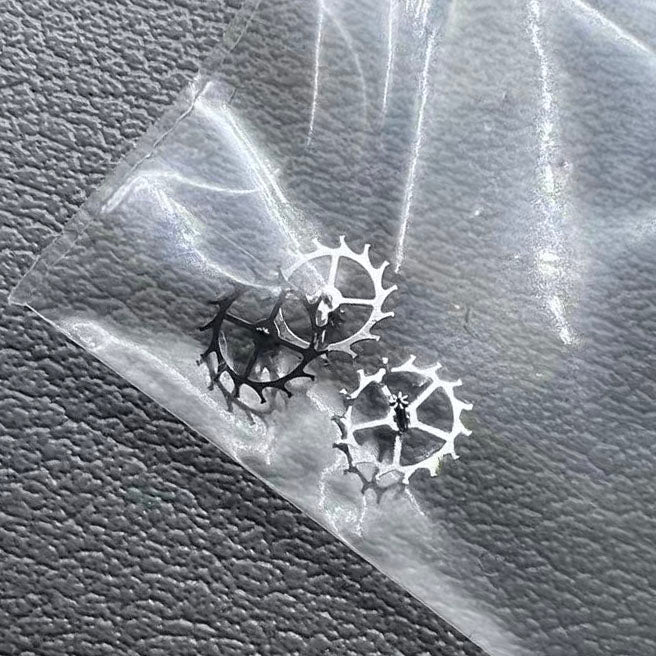 1. Escape wheel set for NH35 NH36 watch movement by brand, precision fit with 3 pieces included.  