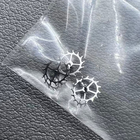 1. Escape wheel set for NH35 NH36 watch movement by brand, precision fit with 3 pieces included.  