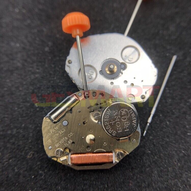 Miyota 1L45 quartz movement replacement for precise Japan-made watch part.