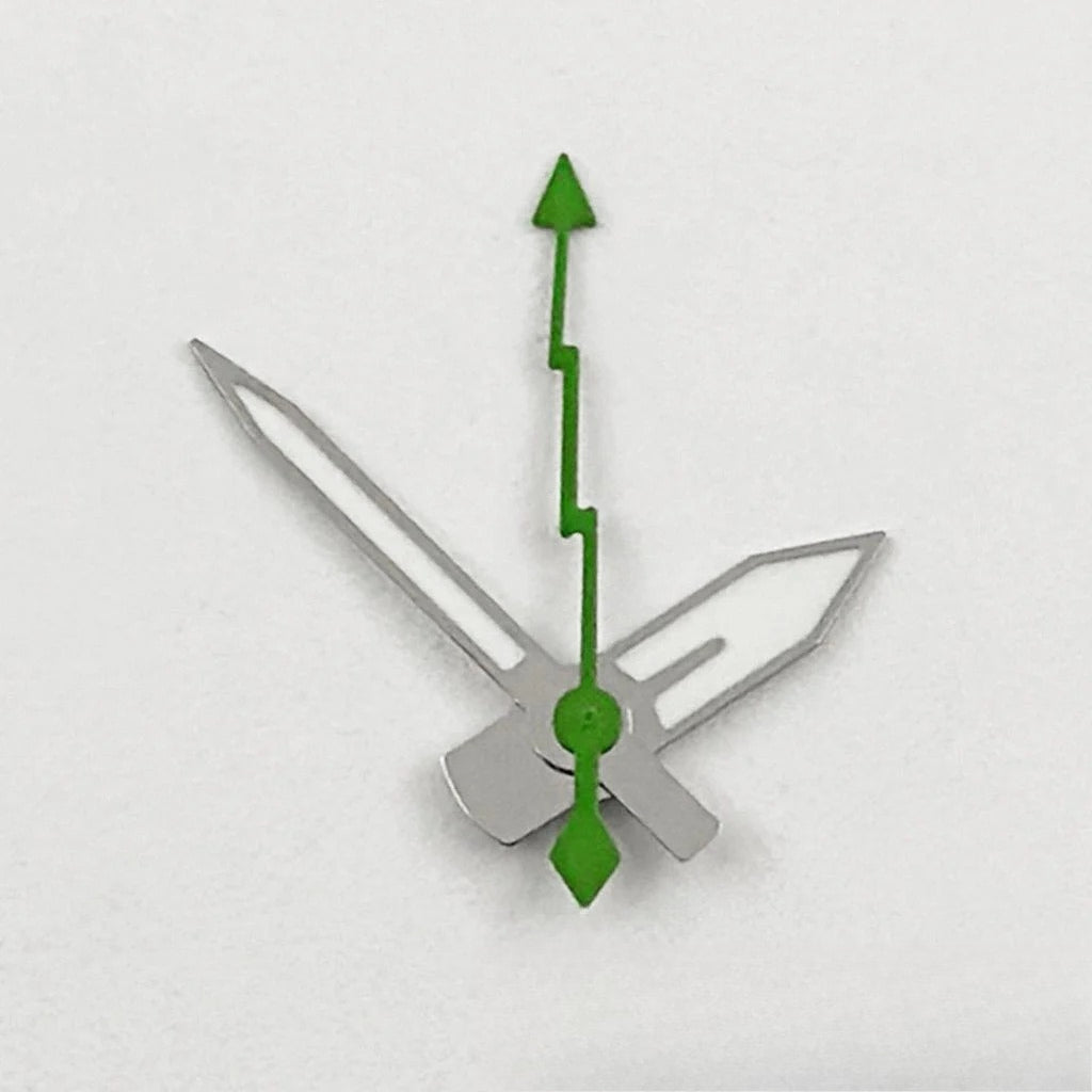Lightning Second Hand C3 Green Luminous Watch Hands for NH35 NH36 NH38 NH39 NH70