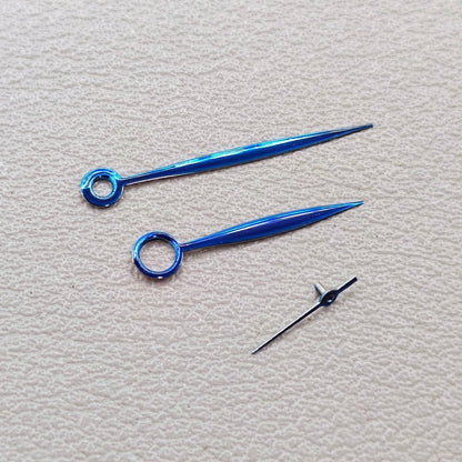 Blue Leaf Shape Watch Hands Willow for Seagull ST3600/ST3621/ETA6497/ETA6498