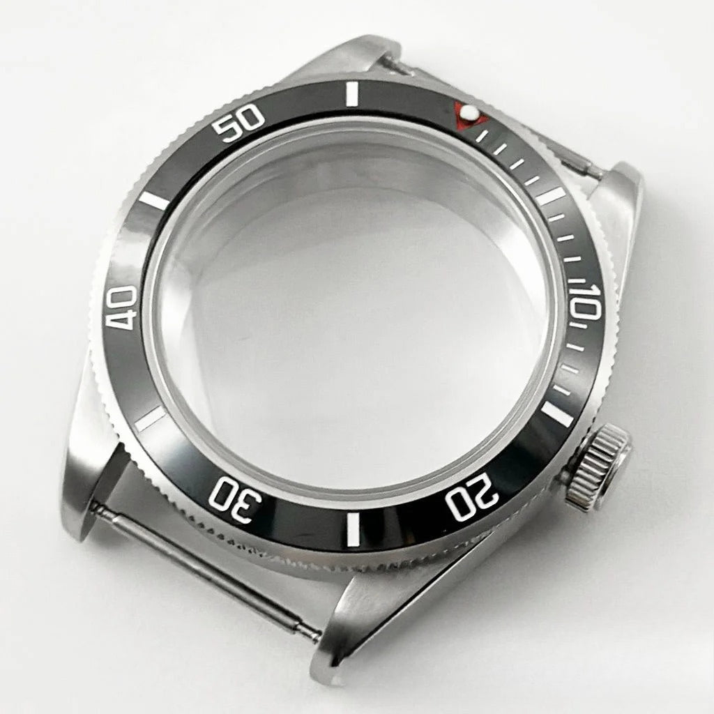 39MM Bezel Domed Sapphire Crystal Case for NH34 NH35 NH36 NH38 ETA 2824 PT5000