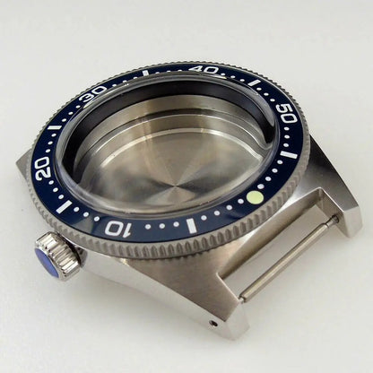 40mm Sapphire Glass Watch Case Fit NH35 NH36 Eta 2824 300M Water Resistance