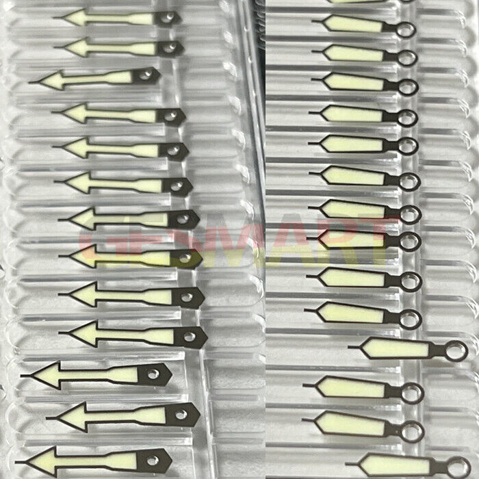 C3 Super Green Lume watch hands for SKX007 NH36, enhancing timekeeping precision and visibility.