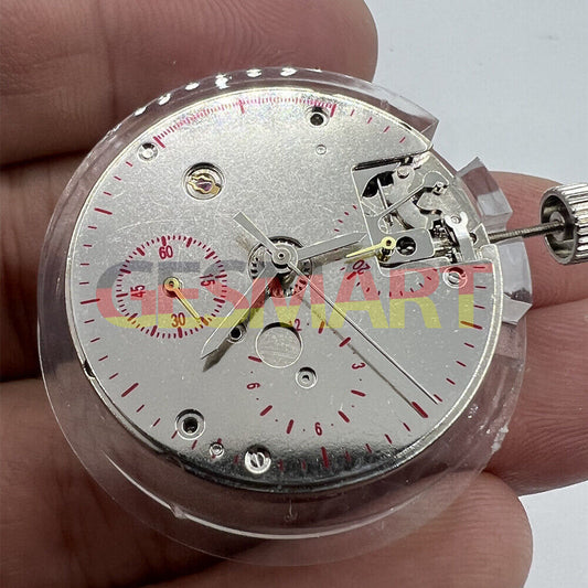 Tianjin Seagull ST1940 automatic watch movement with small second, precision Chinese engineering.