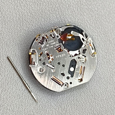 Japan Seiko 7T82A Watch Quartz Movement with Stem