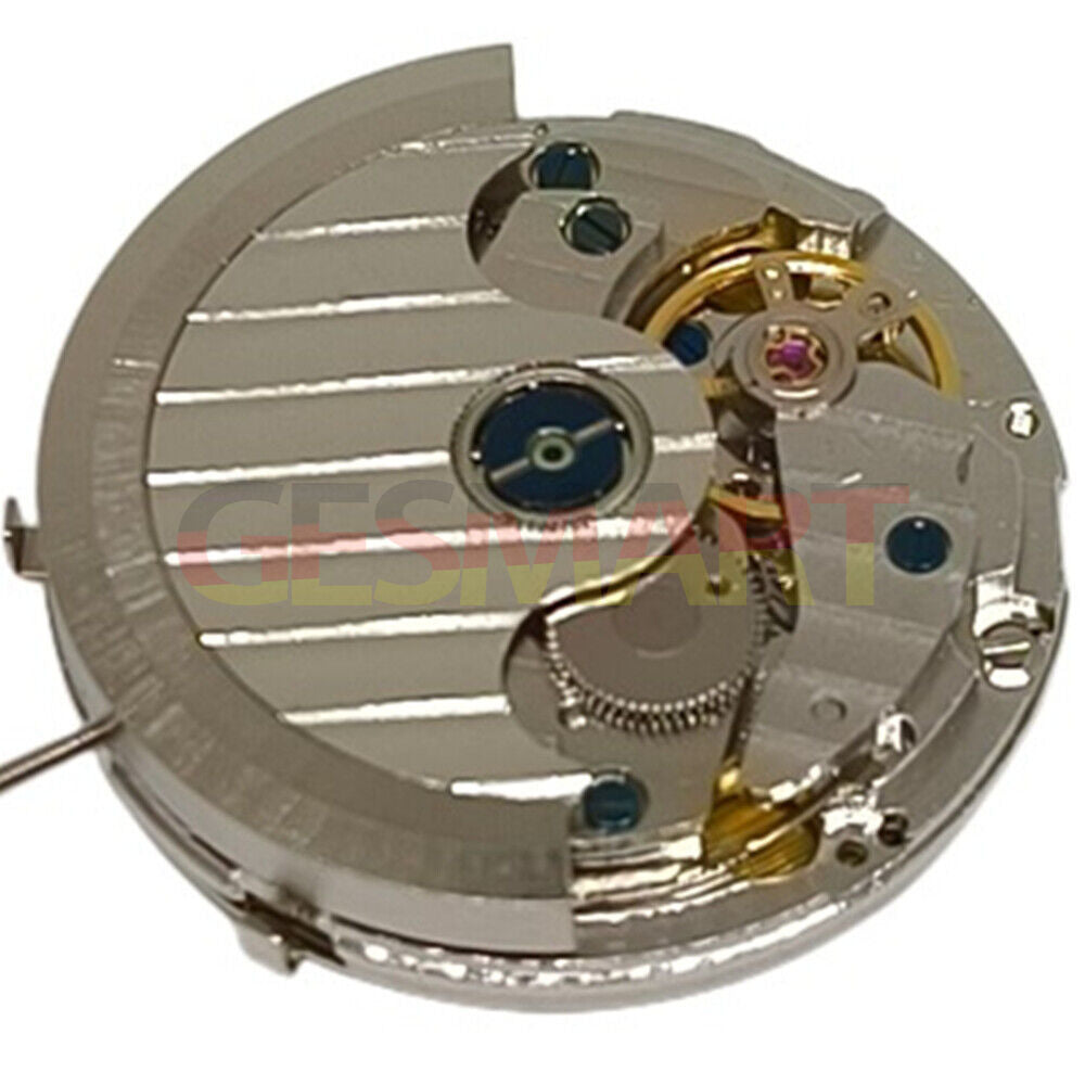 ST10 automatic watch movement with date at 3, small seconds at 6/9/12, precision engineering by Chinese brand.
