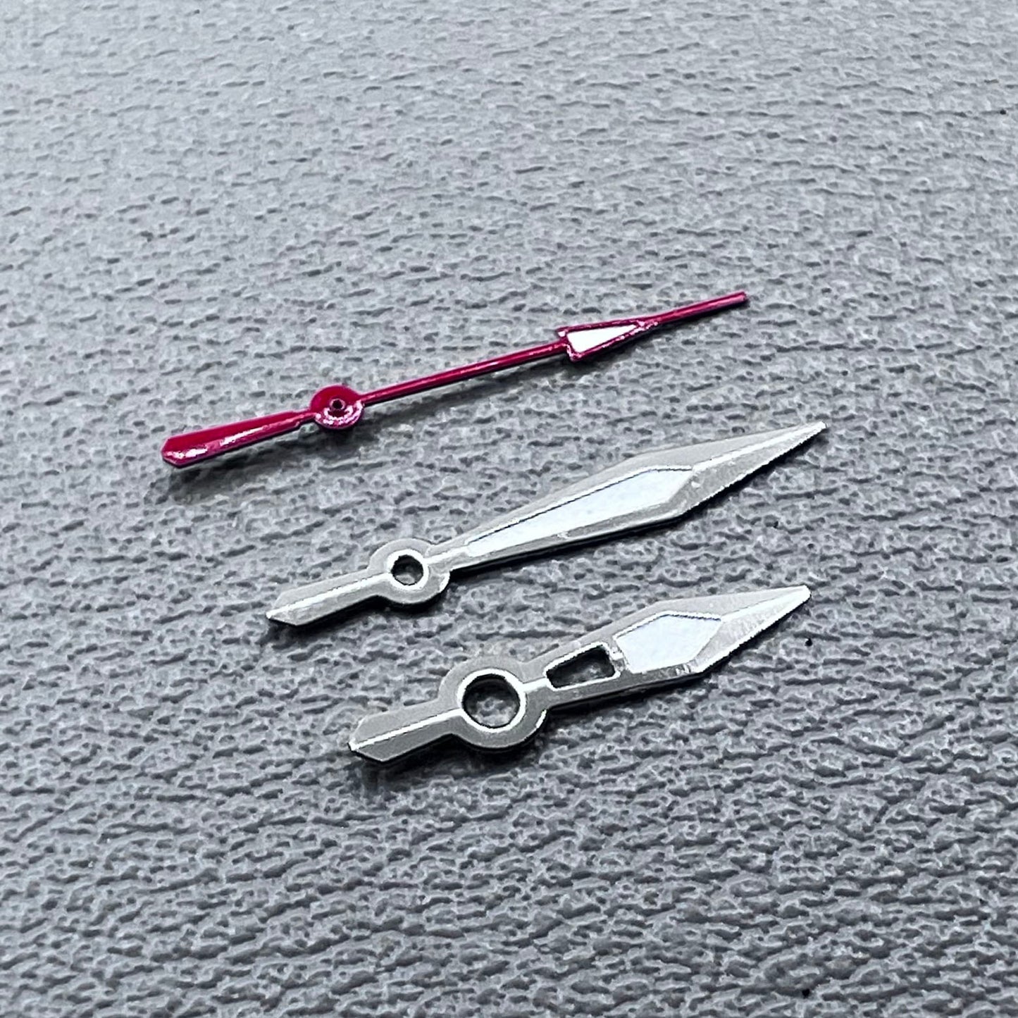 2 Sets Silver Trim Red Second HandWatch Hands for Miyota 2315 2035 2036 2115 2305