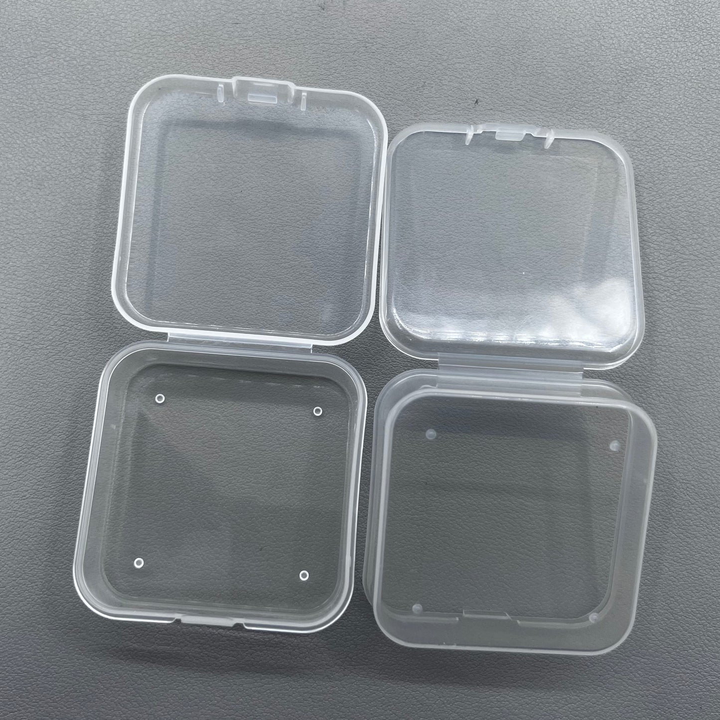 10 PIECES Large Square Plastic PP Transparent Box Fit for Watch Part