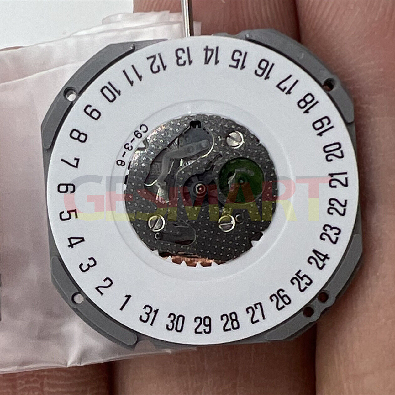 Miyota 1S13 Japan Quartz Movement with date display at 6 o?clock, precise Japan-made mechanism