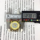 TAISHAN Manual Mechanical Lady Watch 19 Jews Yellow Grey Dial Round Golden Case