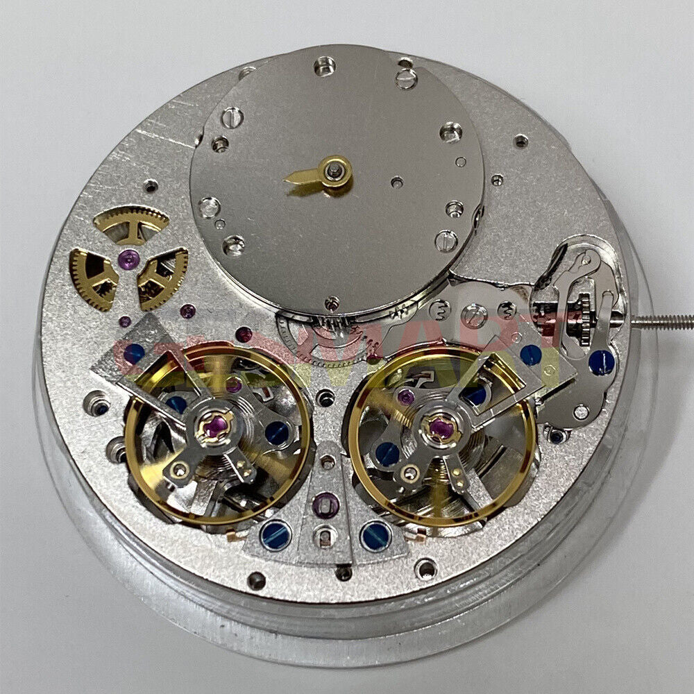 China Made multifunctional watch accessory featuring automatic mechanical movement and dual balance wheels for precise timekeeping.