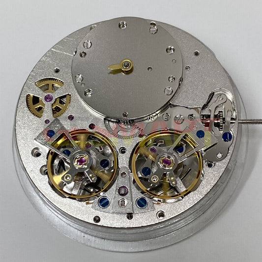 China Made multifunctional watch accessory featuring automatic mechanical movement and dual balance wheels for precise timekeeping.