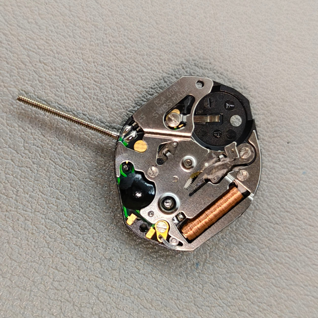 Swiss ISA 608 Watch Quartz Movement 3 Hands