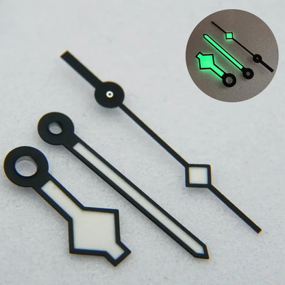 9.3 x 14 x14 mm Adapt Tud or Snowflake Hands Fit 2824 lume Watch Hands