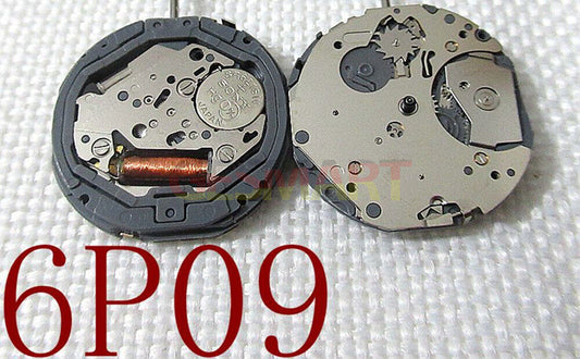 Miyota 6P09 quartz watch movement by Citizen, precision replacement for 6309 models, durable and reliable.