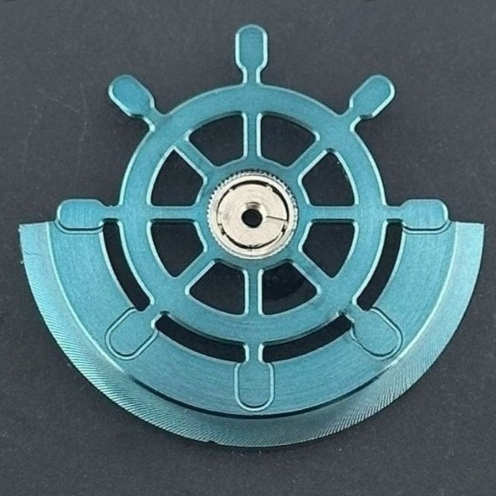 Modified Sky Blue Rudder Rotor Oscillating Weight for NH35 NH36 Movement