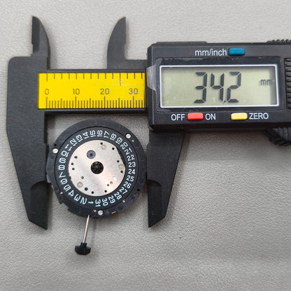 Miyota 6S10 Quartz Movement Watch Part Black Disk Date@3
