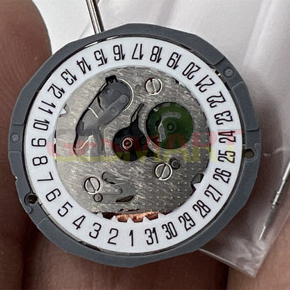 Miyota 1L12 Japan Quartz Movement with date at 6, reliable watch part for precise timekeeping.
