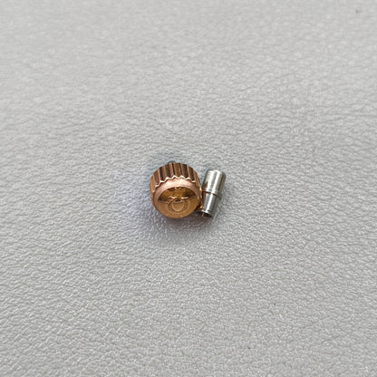 Rose Golden 6.0mm Watch Crown with Tube for OMEGA Seamaster 300 Watch