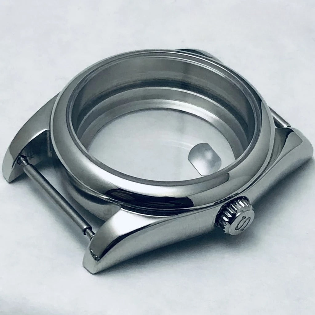 36/40mm S Crown Steel Sapphire Watch Case For NH34 NH35 NH36 ETA 2824 PT5000