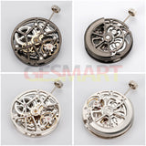 HZ1A09A Silver/Black Hollow Bare Balance Wheel Automatic Mechanical Movement