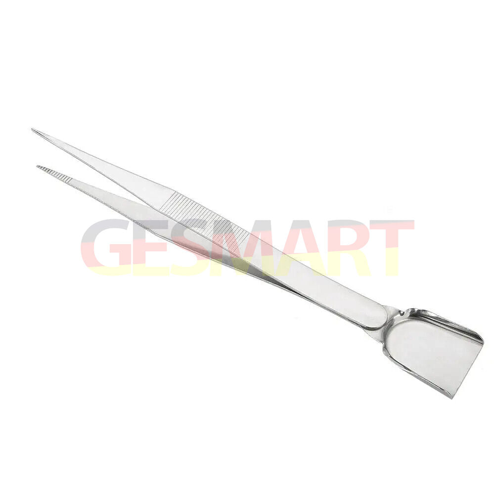 Jewelry Diamond Tweezers with scoop shovel, ideal for precise gemstone and bead handling.