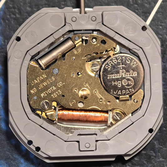 Japan Made Miyota 1S13 Quartz Movement White Disk Date At 3 Watch Part