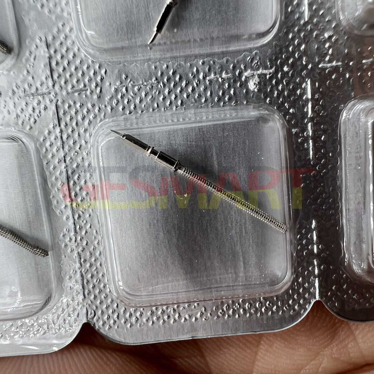 Swiss Made ETA 2824 watch winding stem for precise timepiece repair and maintenance.  