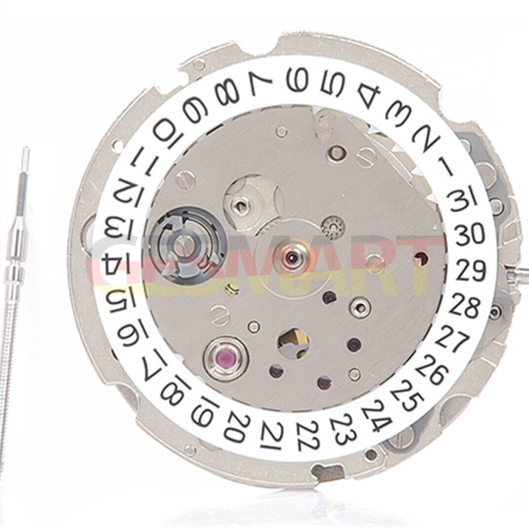 Miyota Citizen 8200 automatic mechanical watch movement, genuine Japanese silver design for men.