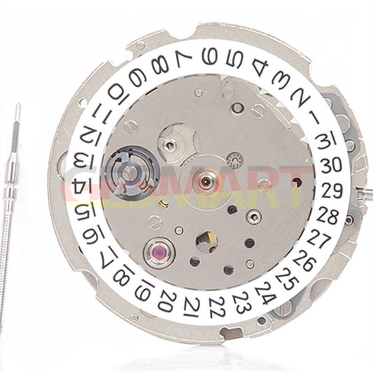 Miyota Citizen 8200 automatic mechanical watch movement, genuine Japanese silver design for men.
