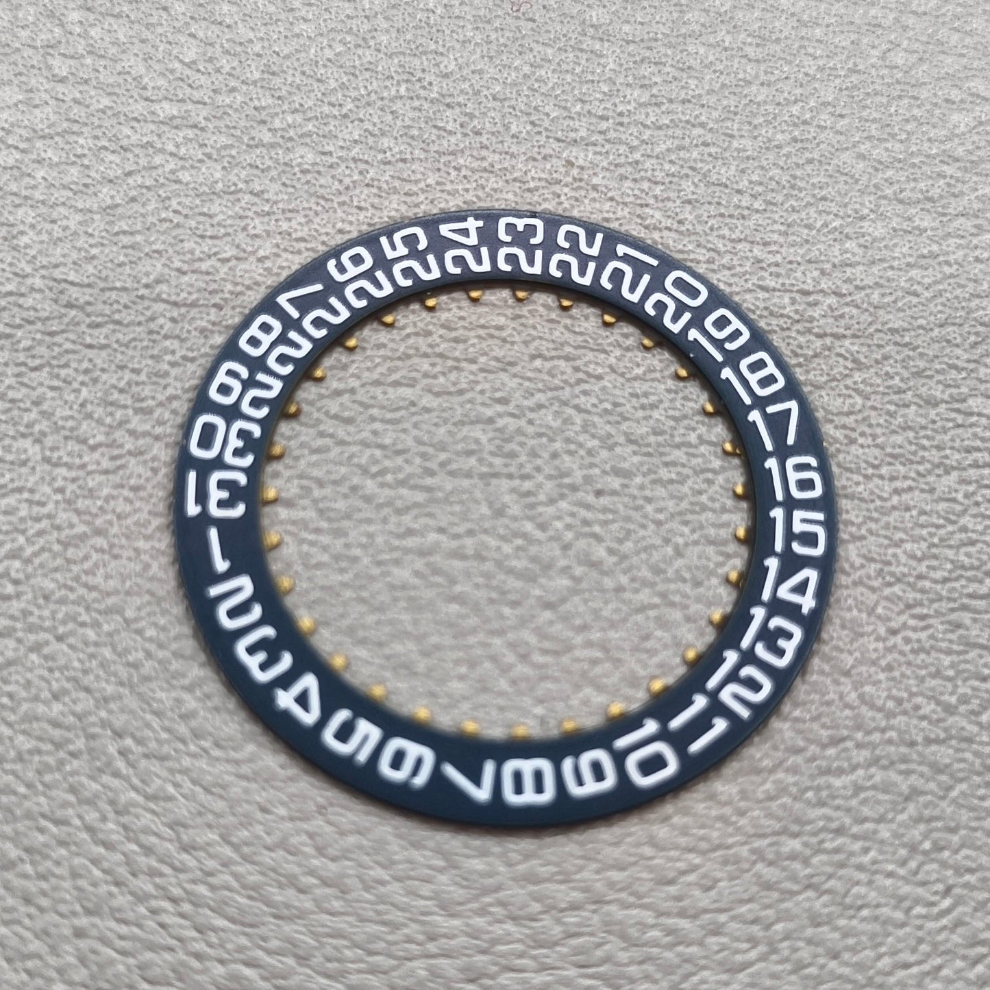 Dark Blue+White Font Watch Date Disk Wheel Date Wheel for Dandong 7770 Date@3