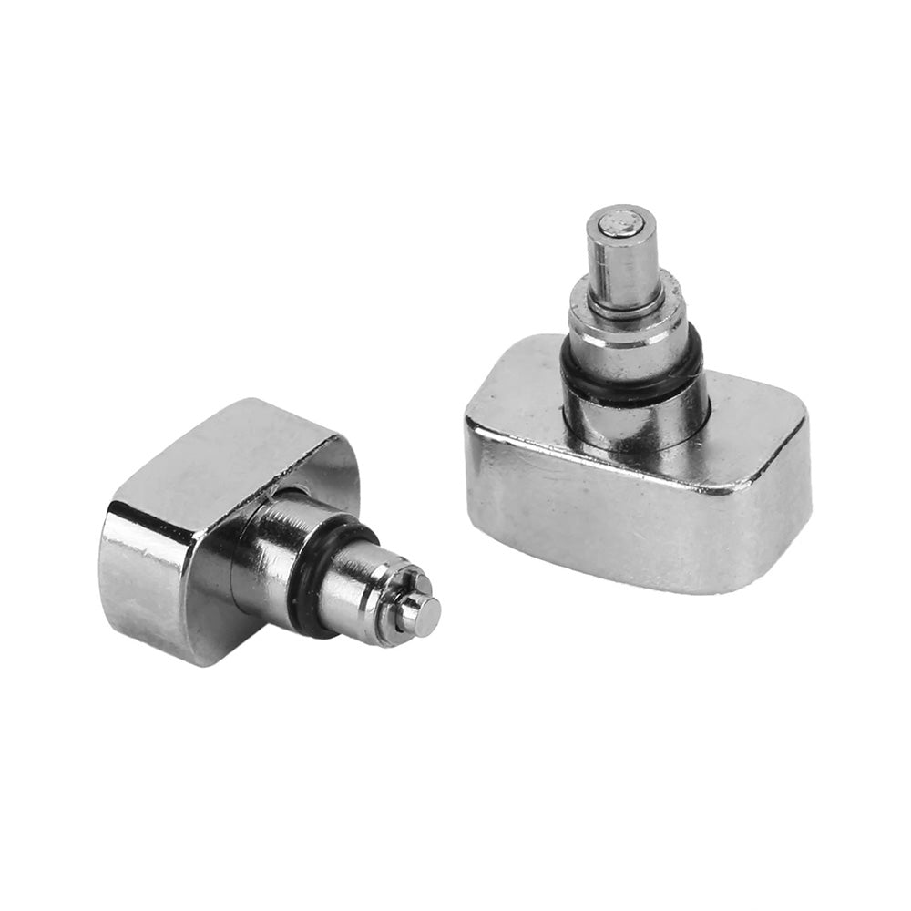 Stainless steel watch case buttons and spring bars set, 24pcs with 12 types for precise replacements.