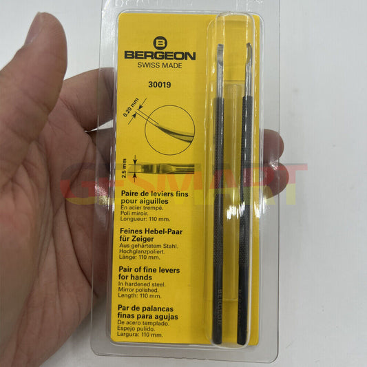 Bergeon 30019 fine watch hands-levers set, precision tool for delicate watch repairs and adjustments